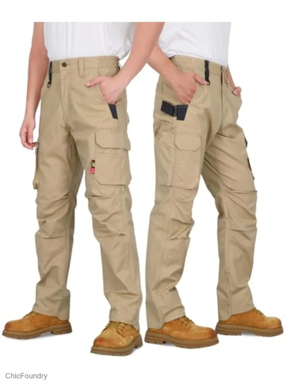FR Stretch Cargo Pants Lightweight Ripstop Relaxed Fit Flame Resistant